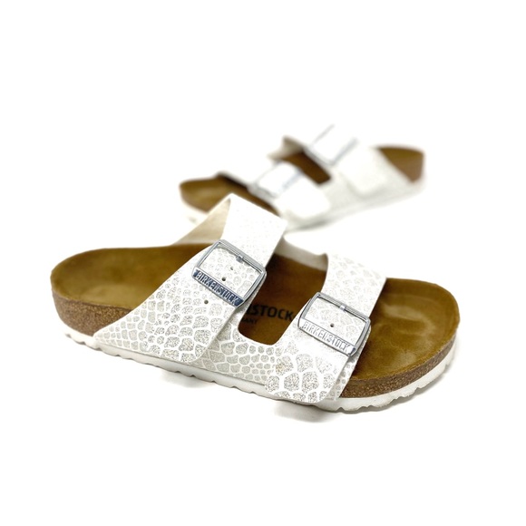 white birkenstocks size 38